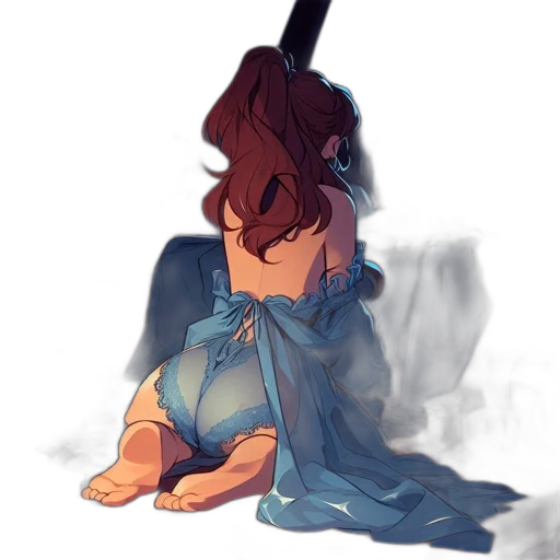 dress, crown, mask, staff transparent PNG cut-out