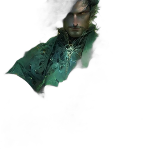 dragon, face, staff, sword transparent PNG cut-out