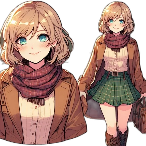jacket, creature, concept art, anime transparent PNG cut-out