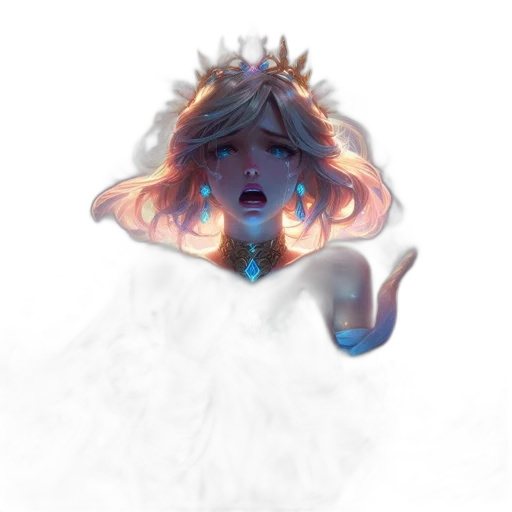 crown, mask, face, creature transparent PNG cut-out