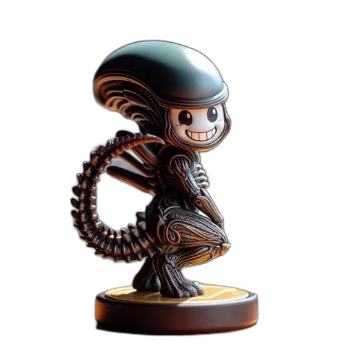 creature, concept art, 3d render, outer space transparent PNG cut-out