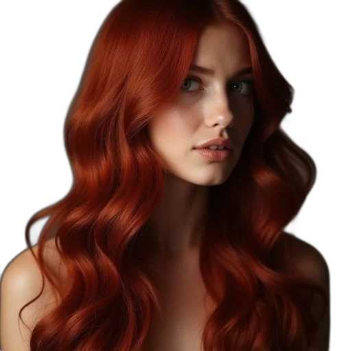 hair, crown, face, photorealistic transparent PNG cut-out