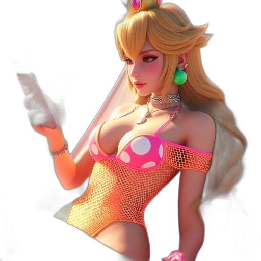 dress, weapon, 3d render, concept art transparent PNG cut-out
