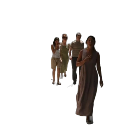 staff, dress, umbrella, 3d render transparent PNG cut-out