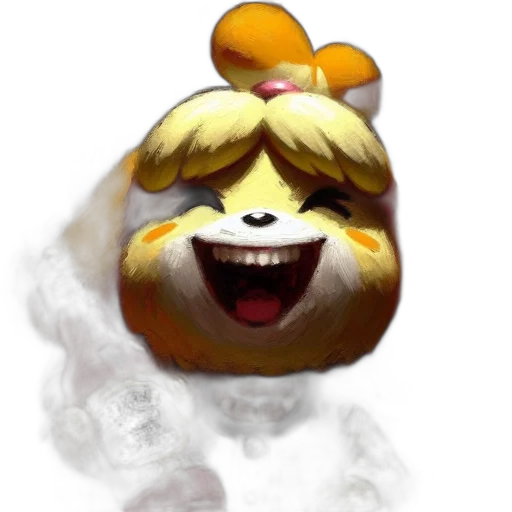 mask, staff, face, creature transparent PNG cut-out