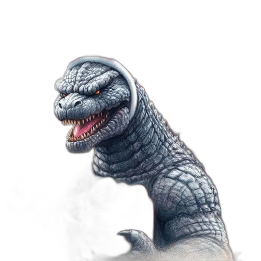 dragon, creature, animal, staff transparent PNG cut-out