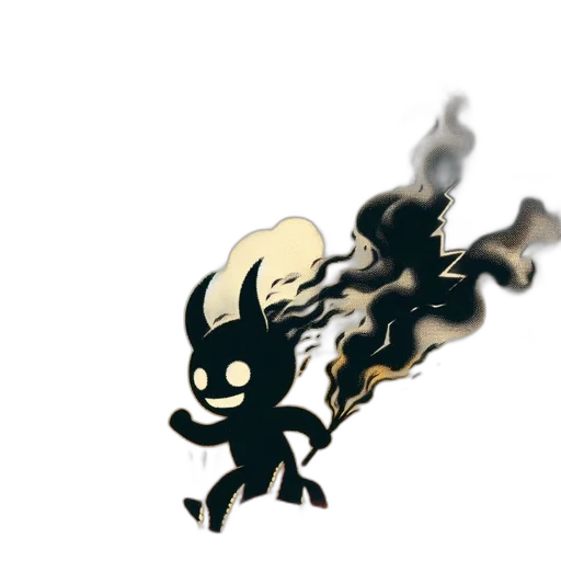 dragon, mask, creature, staff transparent PNG cut-out