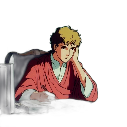 anime, vaporwave, concept art, cartoon transparent PNG cut-out