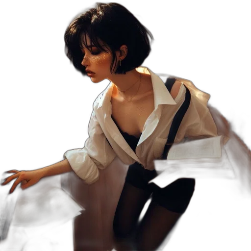 dress, jacket, umbrella, jewelry transparent PNG cut-out