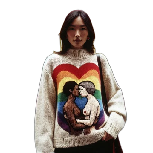 jacket, photorealistic, woman, stands transparent PNG cut-out