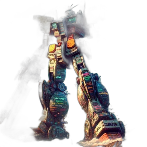 robot, weapon, concept art, 3d render transparent PNG cut-out
