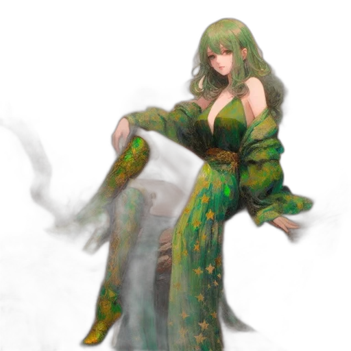 dress, dragon, fantasy art, concept art transparent PNG cut-out