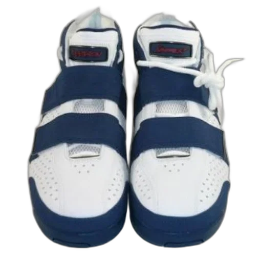 shoes, blue, pair, white transparent PNG cut-out
