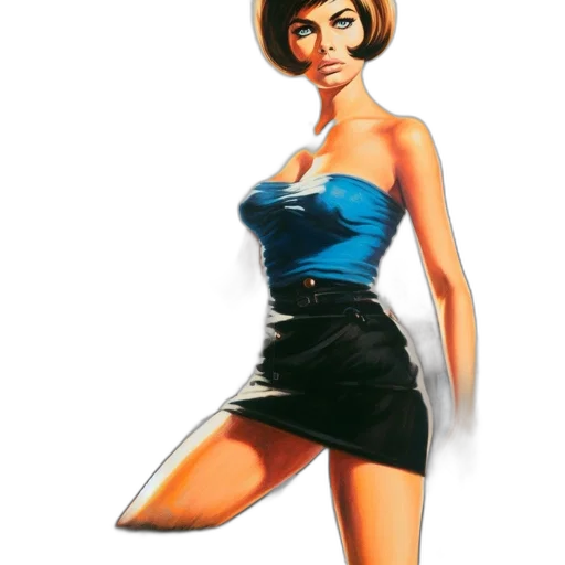 dress, concept art, photorealistic, comic book art transparent PNG cut-out