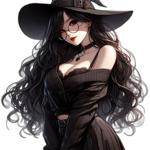 hat, dress, mask, staff transparent PNG cut-out