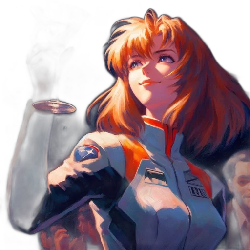 jacket, robot, staff, face transparent PNG cut-out