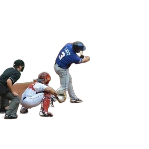 baseball, player, blue, jersey transparent PNG cut-out
