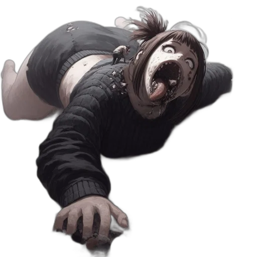 creature, animal, staff, jacket transparent PNG cut-out