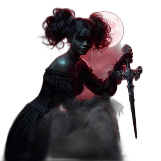 staff, dress, creature, concept art transparent PNG cut-out
