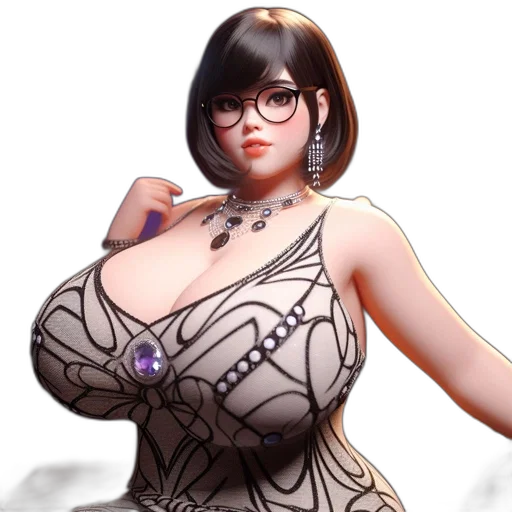 dress, 3d render, fantasy art, photorealistic transparent PNG cut-out