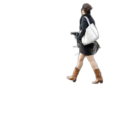 jacket, staff, shoes, robot transparent PNG cut-out