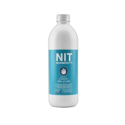 bottle, white, plastic, blue transparent PNG cut-out