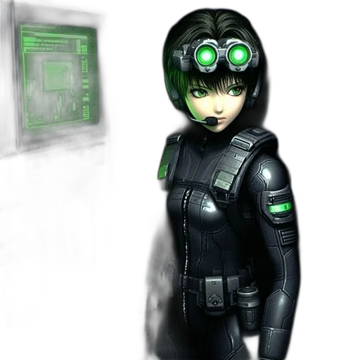 robot, mask, jacket, face transparent PNG cut-out