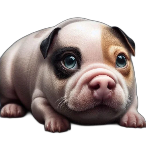 animal, creature, face, photorealistic transparent PNG cut-out