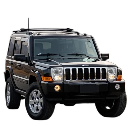 car, photorealistic, 2006, jeep transparent PNG cut-out