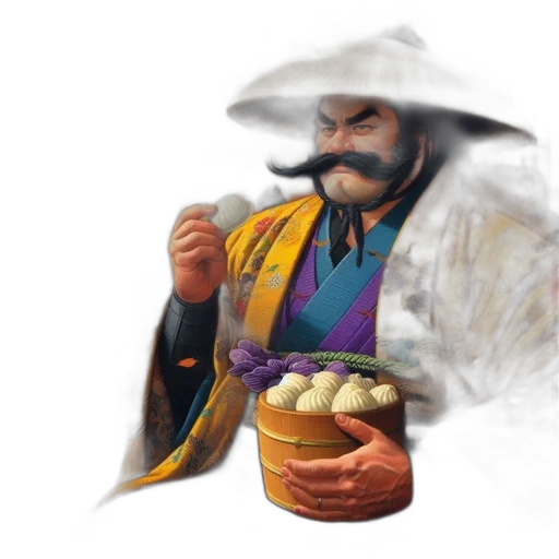food, staff, hat, face transparent PNG cut-out