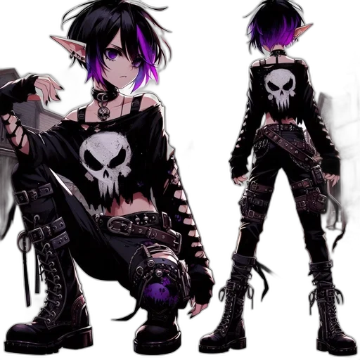 jacket, concept art, fantasy art, cyberpunk transparent PNG cut-out