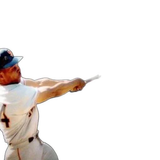 baseball, player, white, uniform transparent PNG cut-out