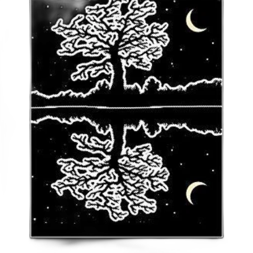 black, white, illustration, featuring transparent PNG cut-out