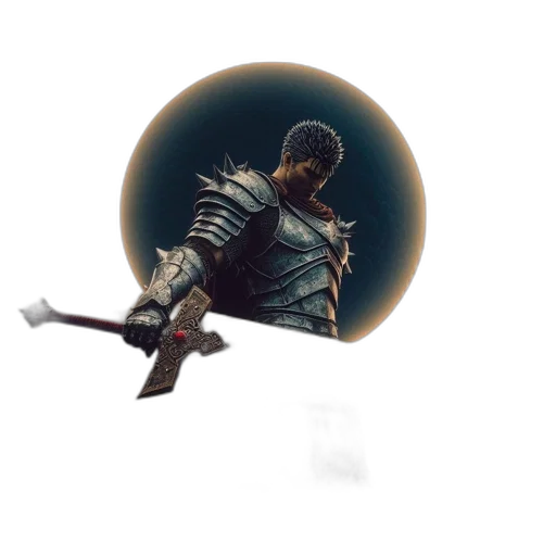 sword, weapon, dragon, staff transparent PNG cut-out