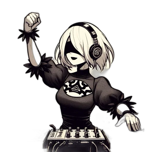 robot, mask, staff, dress transparent PNG cut-out