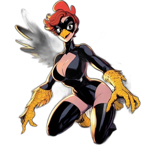 comic book art, concept art, cartoon, pixel art transparent PNG cut-out