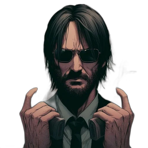 face, pixel art, comic book art, concept art transparent PNG cut-out