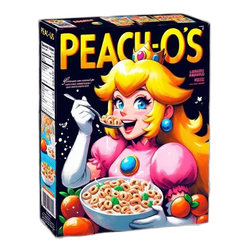 food, vaporwave, pixel art, concept art transparent PNG cut-out