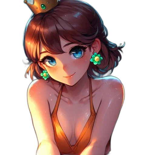 crown, dress, jewelry, staff transparent PNG cut-out
