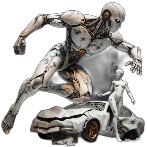 robot, car, jewelry, weapon transparent PNG cut-out