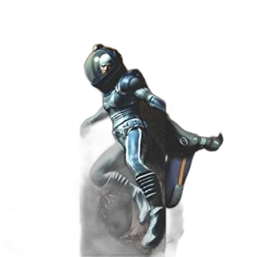 staff, robot, mask, jacket transparent PNG cut-out