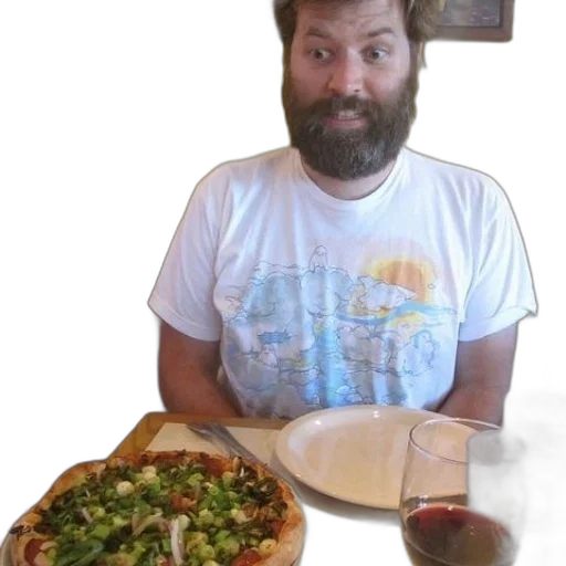 food, jacket, face, staff transparent PNG cut-out