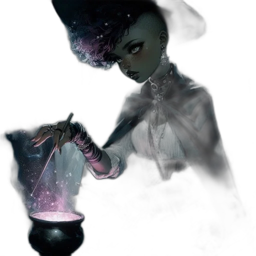 creature, staff, jewelry, mask transparent PNG cut-out