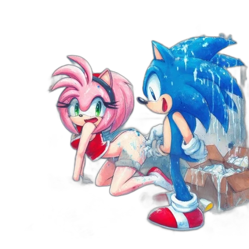 concept art, pixel art, 3d render, vaporwave transparent PNG cut-out