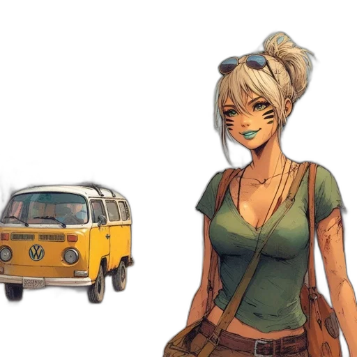 car, face, mask, concept art transparent PNG cut-out