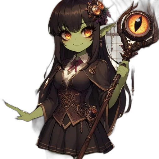 staff, dragon, fantasy art, concept art transparent PNG cut-out