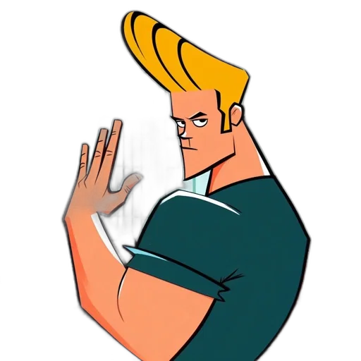 staff, hair, weapon, jacket transparent PNG cut-out