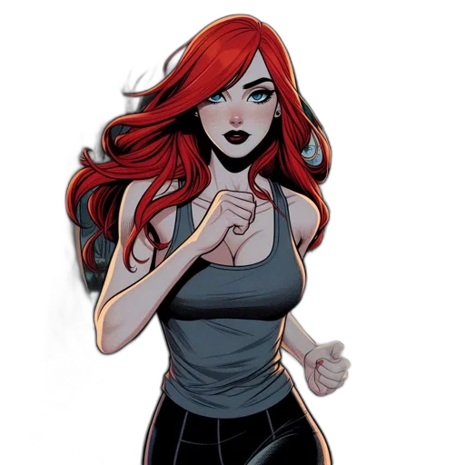 comic book art, cartoon, concept art, pixel art transparent PNG cut-out