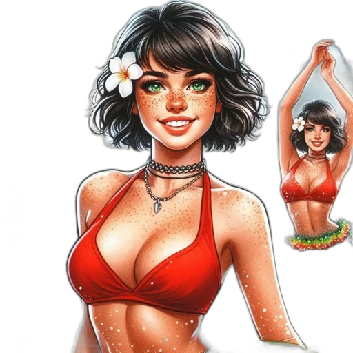 jewelry, comic book art, concept art, fantasy art transparent PNG cut-out