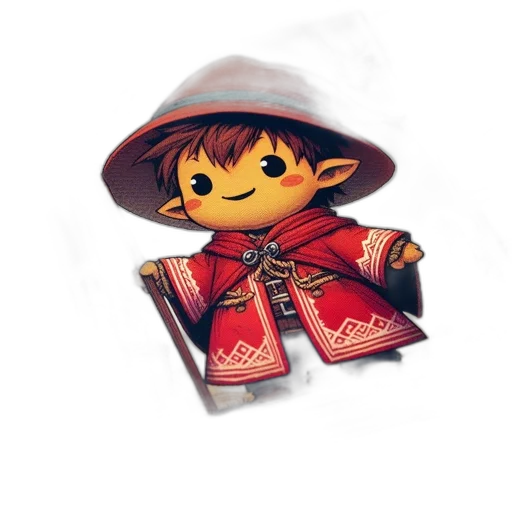 staff, hat, jacket, concept art transparent PNG cut-out